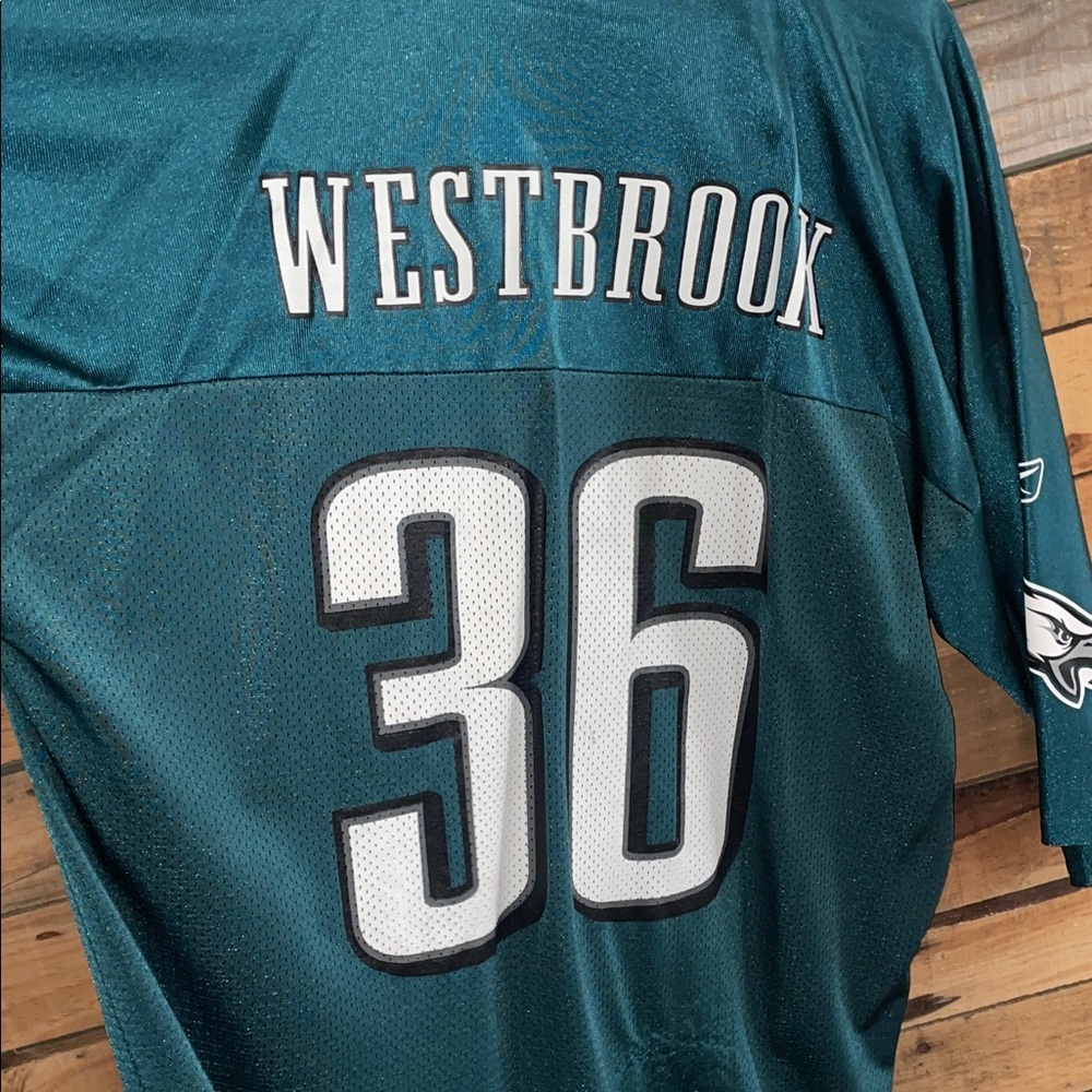 Eagles Jersey with Number 36 Westerbrook